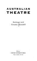 Cover for Australian theatre