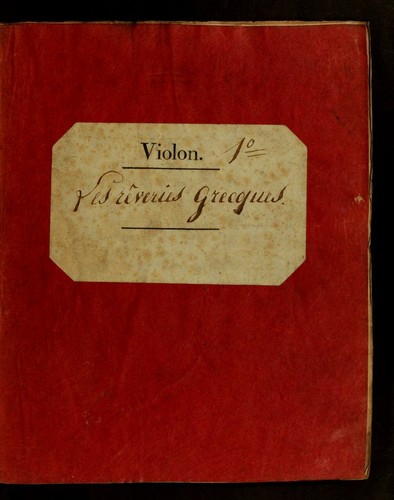 Cover for Les Reveries renouvellées des grecs, parodie en verse et vaudevilles, 3 acts