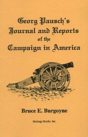 Cover for Georg Pausch's Journal and Reports of the Campaign in America