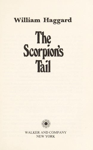 Cover for The scorpion's tail
