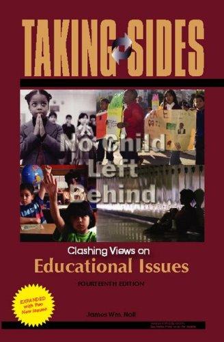 Cover for Taking Sides: Clashing Views on Educational Issues, Expanded (Taking Sides: Clashing Views on Controversial Educational Issues)