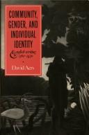 Cover for Community, Gender, and Individual Identity