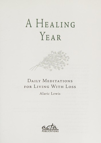 Cover for Healing year