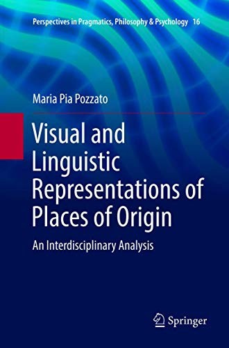 Cover for Visual and Linguistic Representations of Places of Origin