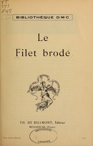 Cover for Le Filet brodé
