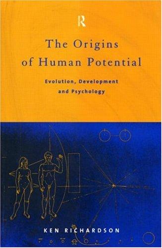 Cover for The origins of human potential