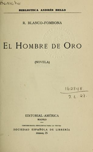 Cover for El Hombre de Oro