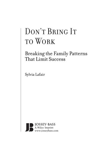Cover for Don't bring it to work