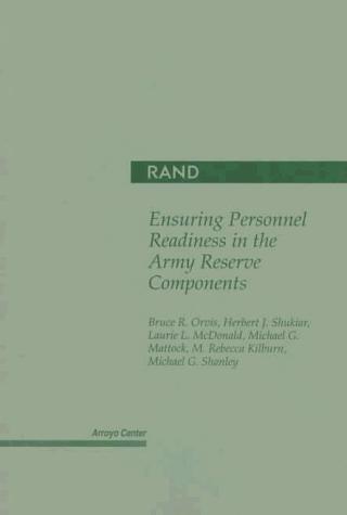 Cover for Ensuring personnel readiness in the Army Reserve components