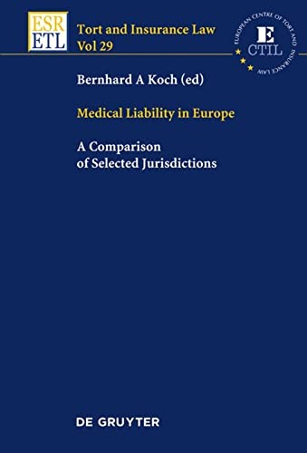 Cover for Medical liability in Europe