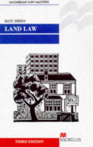 Cover for Land Law (Palgrave Law Masters)