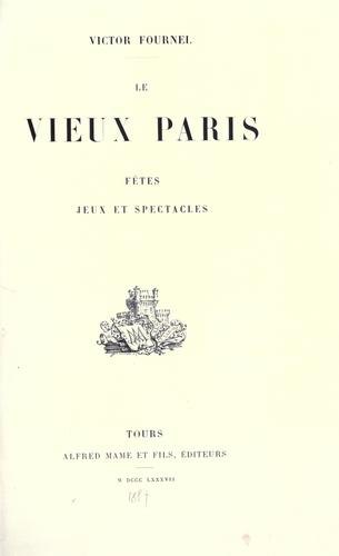 Cover for Le vieux Paris