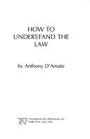 Cover for How to understand the law
