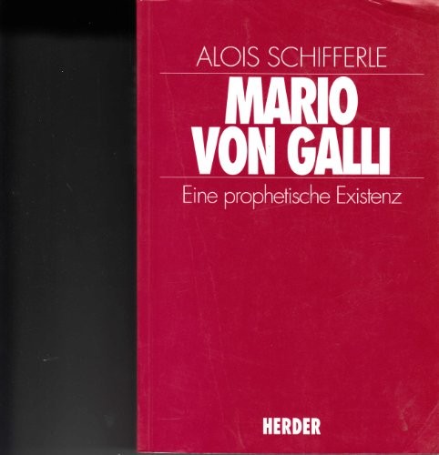 Cover for Mario von Galli SJ