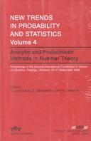 Cover for Analytic and probabilistic methods in number theory