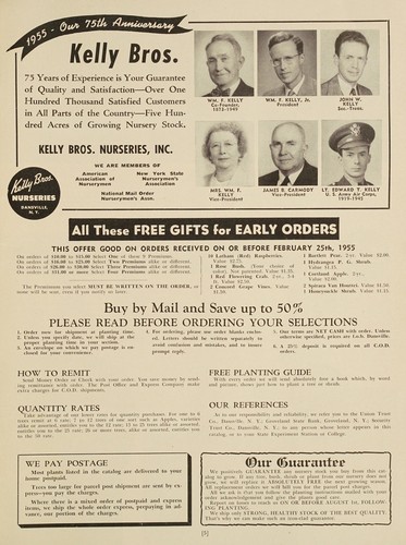 Cover for Spring 1955 garden guide