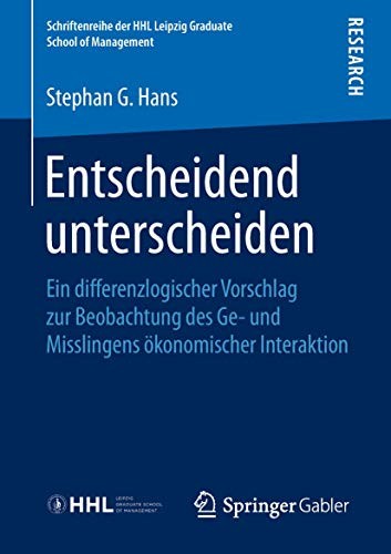 Cover for Entscheidend unterscheiden