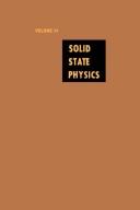 Cover for Solid State Physics Advances in Research and Applications