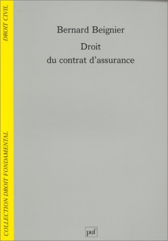 Cover for Droit du contrat d'assurance