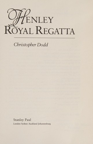 Cover for Henley Royal Regatta