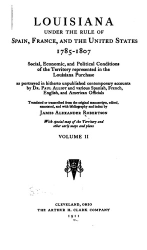 Cover for Louisiana Under the Rule of Spain, France, and the United States, 1785-1807: Social, Economic ...