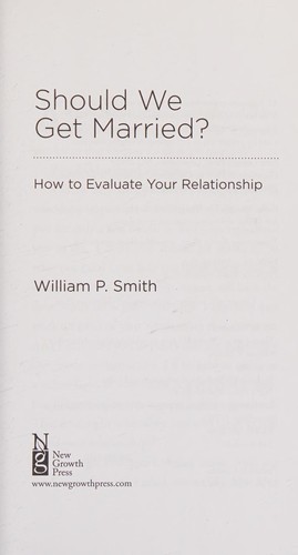 Cover for Should we get married?