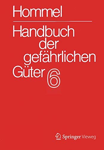 Cover for Handbuch der gefährlichen Güter. Band 6