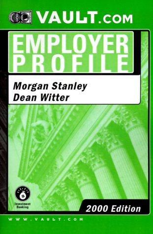 Cover for Morgan Stanley Dean Witter