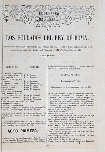 Cover for Los soldados del rey de Roma