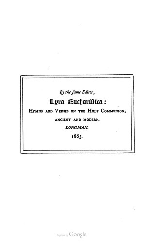 Cover for Lyra Messianica