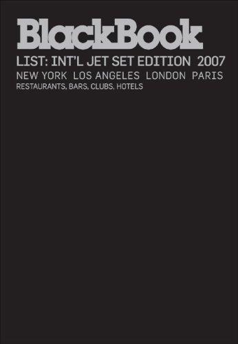 Cover for BlackBook Guide: International Jet Set 2007