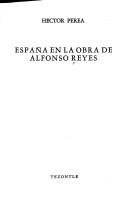 Cover for España en la obra de Alfonso Reyes