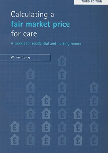 Cover for Calculating a fair market price for care