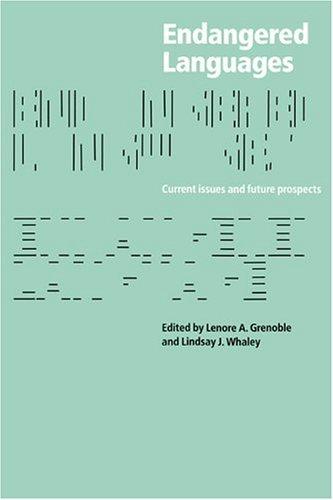 Cover for Endangered Languages