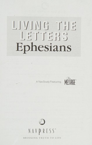 Cover for Ephesians
