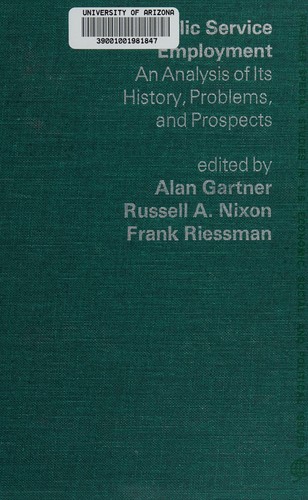 Cover for Public service employment