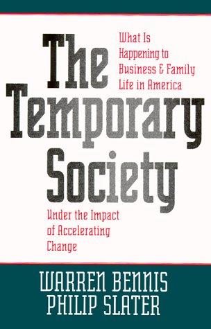 Cover for The temporary society