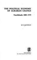 Cover for The political economy of agrarian change