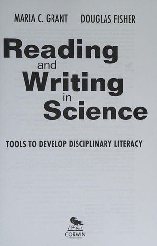 Cover for Reading and writing in science