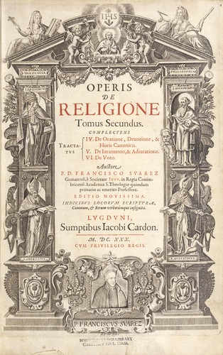 Cover for Operis de religione tomus primus [-quartus et ultimus], complectens ...