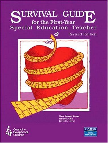 Cover for Survival Guide for the First-Year Special Education Teacher