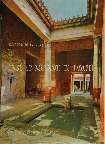 Cover for Case ed abitanti di Pompei