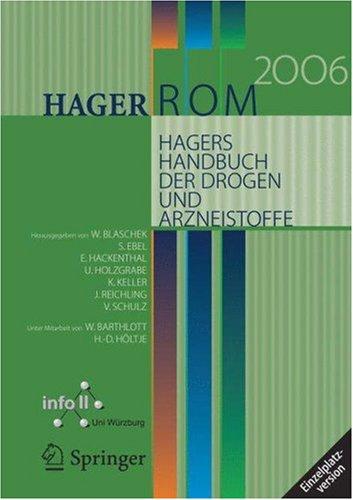 Cover for HagerROM 2006. Hagers Handbuch der Drogen und Arzneistoffe