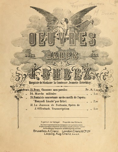 Cover for Deux chansons sans paroles