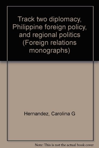 Cover for Track two diplomacy, Philippine foreign policy, and regional politics