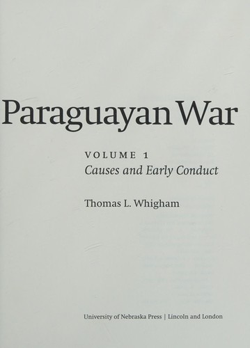 Cover for The Paraguayan War
