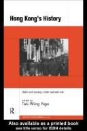 Cover for Hong Kong's History