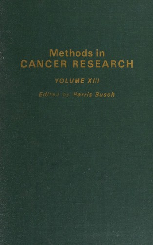 Cover for Methods in cancer research