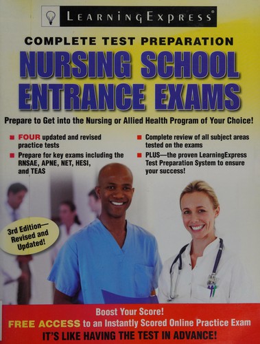 Cover for Nursing school entrance exam