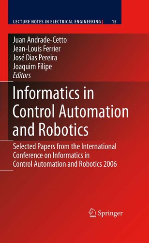 Cover for Informatics in control, automation and robotics